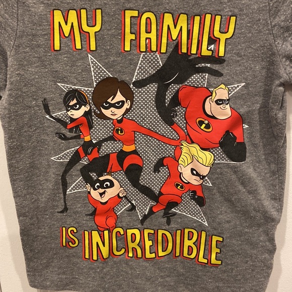 Old Navy The Incredibles Grey Tee - Picture 2 of 6